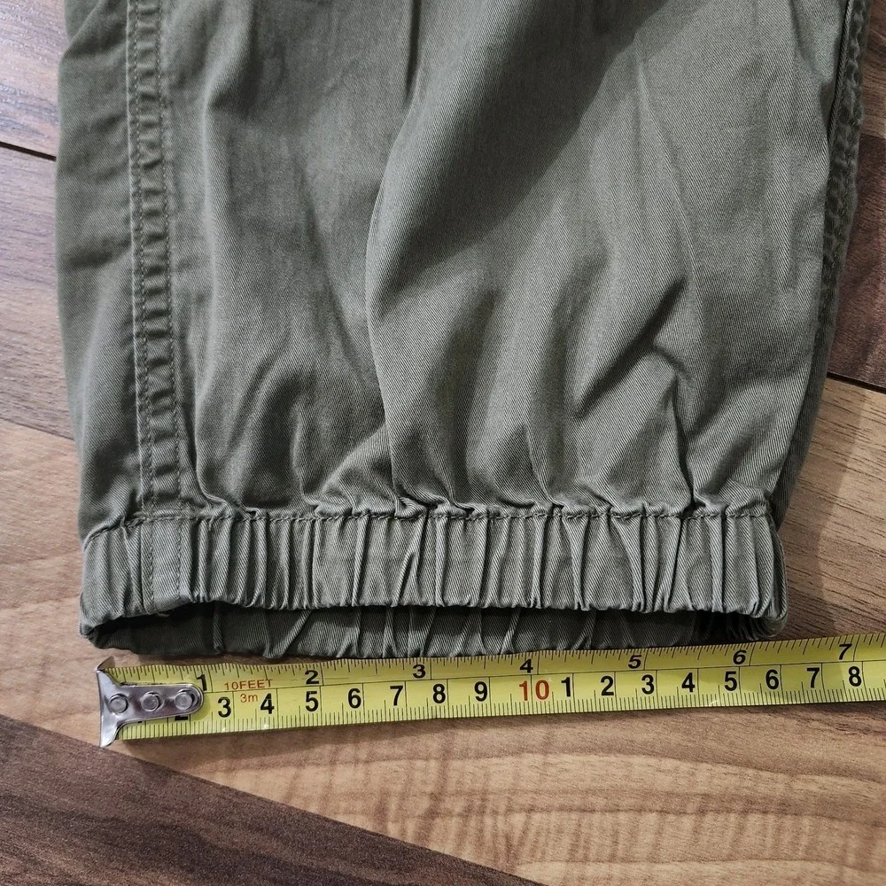 Polo Ralph Lauren Cargo Jogger Pants Green Cargo Military Utility Large Euc